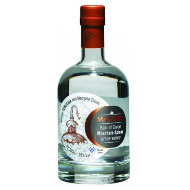 Majestic Tsikoudia - Cretan Moschato Spinas variety 500ml